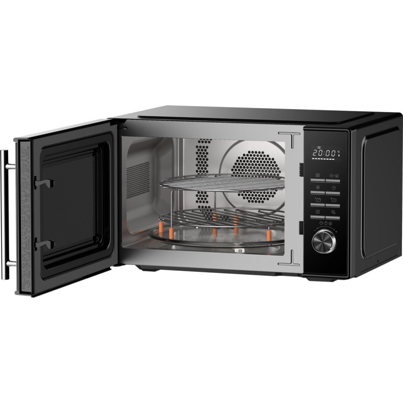 Inventum MN237CB - Vrijstaande combimagnetron - Heteluchtoven - Grill - 23 liter - 900 watt - 10 kookprogramma's - Zwart