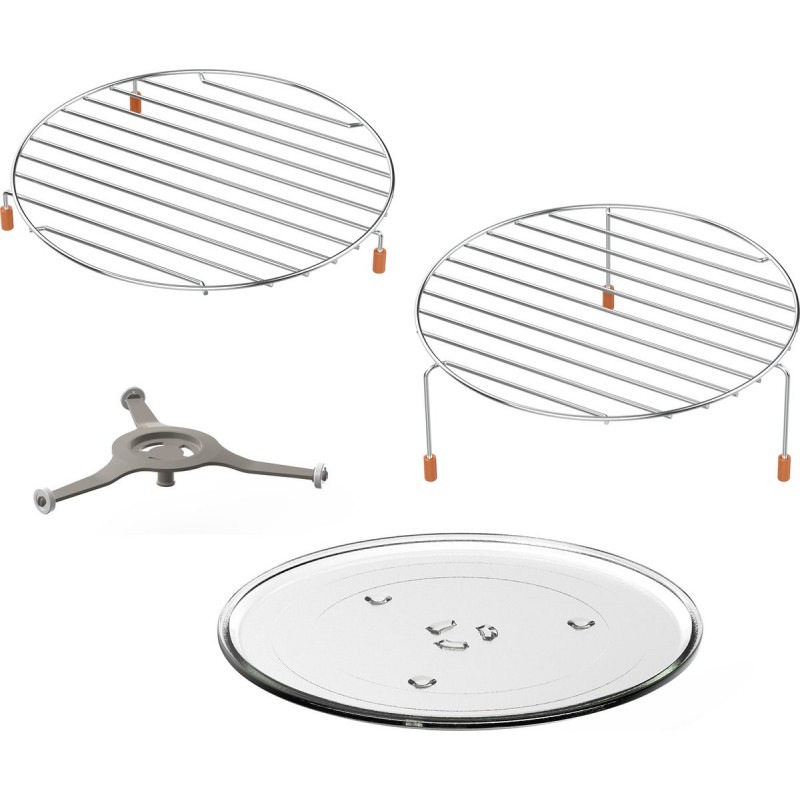 Inventum MN237CB - Vrijstaande combimagnetron - Heteluchtoven - Grill - 23 liter - 900 watt - 10 kookprogramma's - Zwart