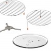 Inventum MN237CS Combimagnetron - 23L - 900W - Hetelucht- en grillfunctie - 10 kookprogramma's - 4 combistanden - Ontdooifunctie - Kinderslot - Zilver