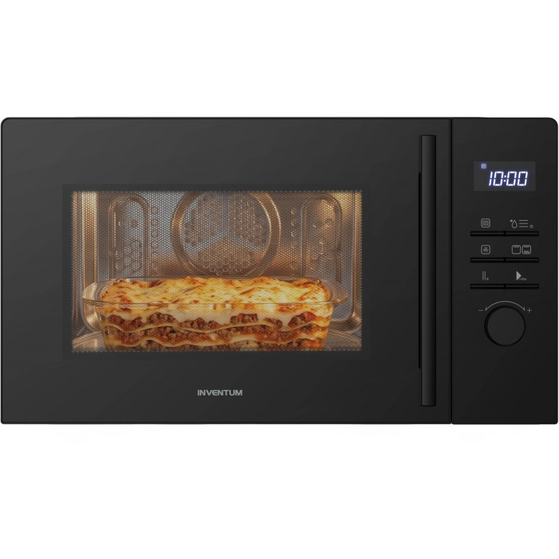 Inventum MN302CB Combimagnetron - 30L - 900W - Hetelucht- en grillfunctie - 8 programma's - Zwart