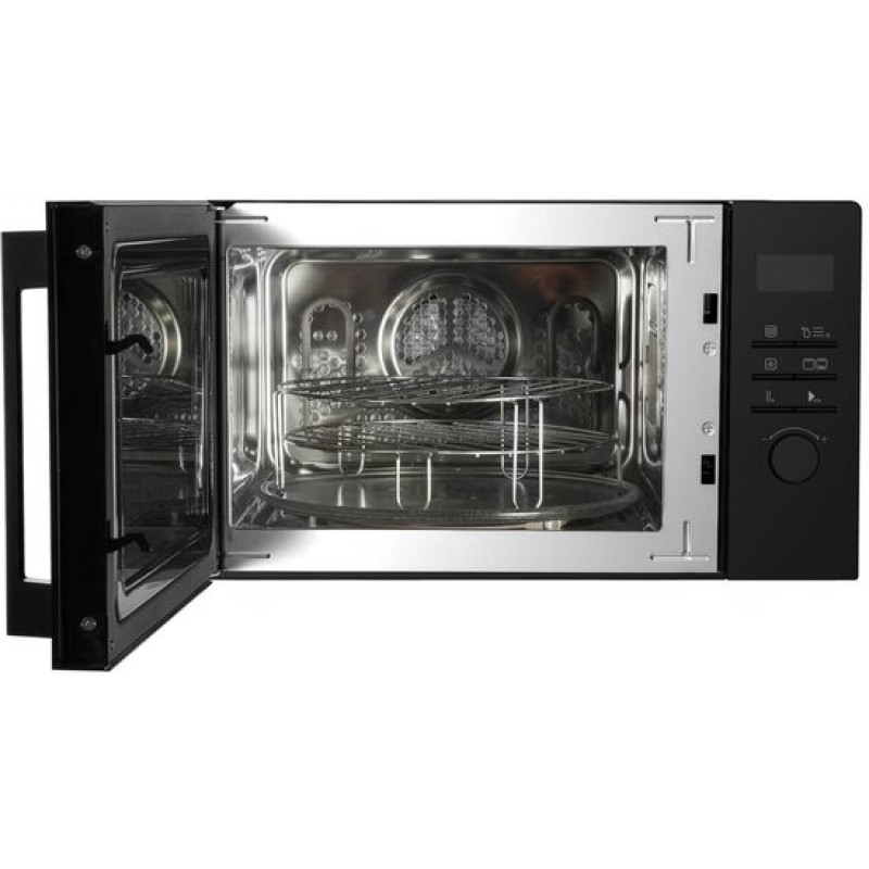 Inventum MN302CB Combimagnetron - 30L - 900W - Hetelucht- en grillfunctie - 8 programma's - Zwart