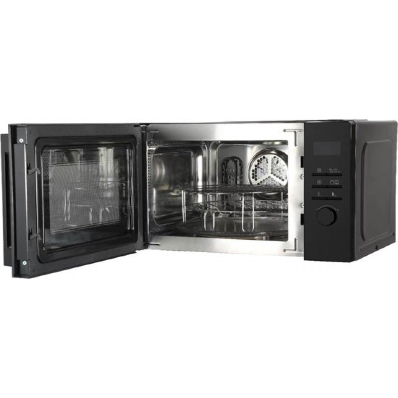 Inventum MN302CB Combimagnetron - 30L - 900W - Hetelucht- en grillfunctie - 8 programma's - Zwart