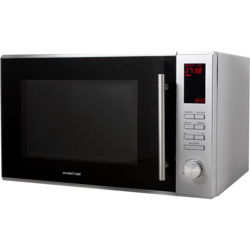 Inventum MN305C - Vrijstaande combimagnetron - Heteluchtoven - Grill - 30 liter - 900 watt - 10 kookprogramma's - RVS/Zwart