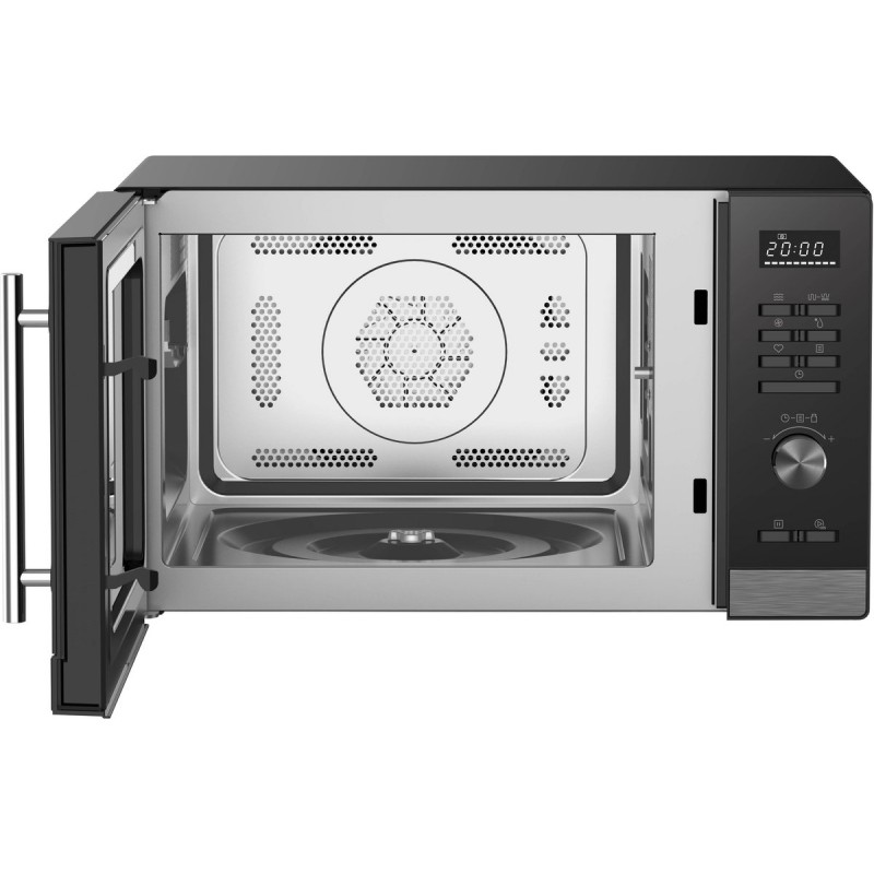 Inventum MN327CB Combimagnetron - 32L - 1000W - Hetelucht- en grillfunctie - Met draaispit - 10 programma's - 4 combistanden - Ontdooifunctie - Zwart
