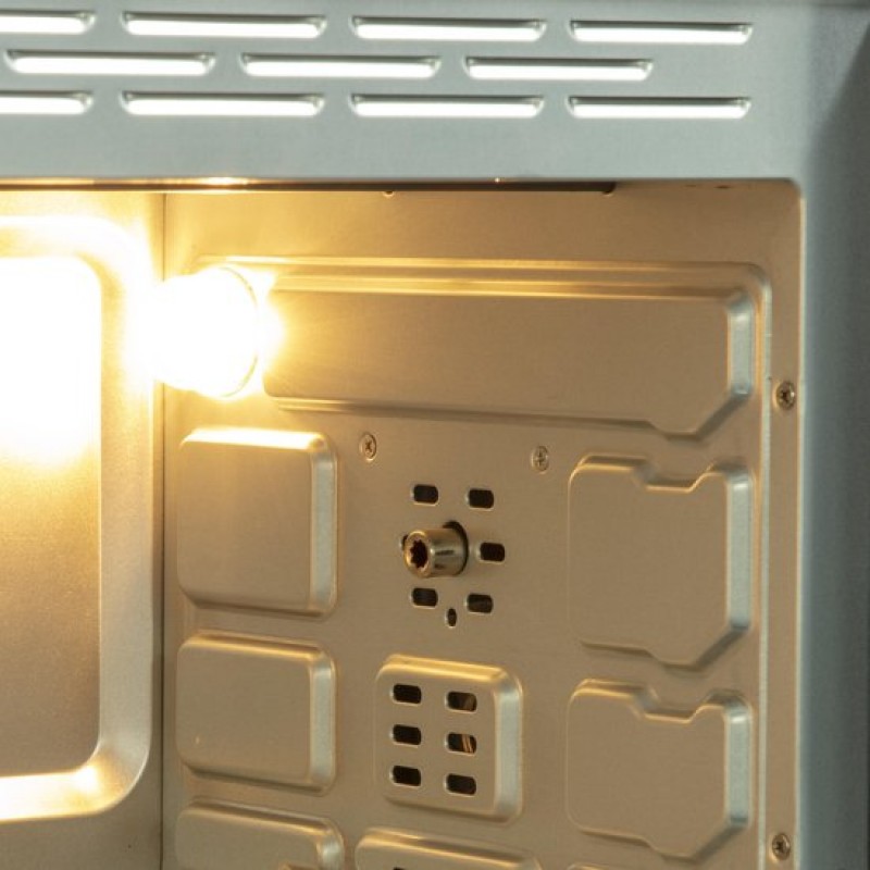 Inventum OV307B - Vrijstaande heteluchtoven - Draaispit - 30 liter - 1600 watt - 6 programma's - Zwart