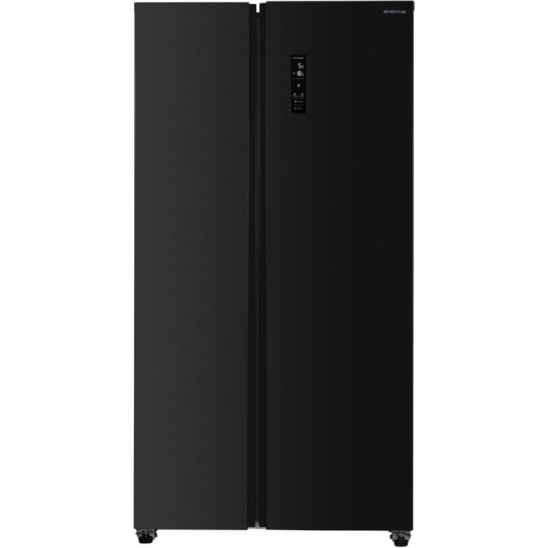 Inventum SKV0180B No Frost energiezuinige Amerikaanse koelkast - 532 liter - Digitaal display - Superkoelen - Supervriezen - Deuralarm - 2 deuren - Zwart