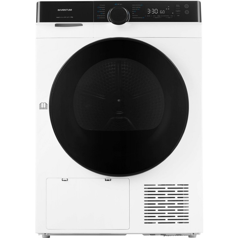 Inventum VDW9030W - Warmtepompdroger - 9kg - 14 programma's - UV-licht - 65 dB - Wasdroger - Wit