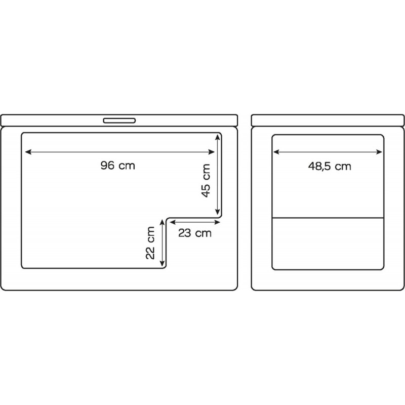 Inventum VK1122W Low Frost vrieskist - 290 liter - 111,5 cm breed - Supervriezen - Geschikt voor garage tot -15°C - Digitale thermostaat - 1 opbergkorf - Diepvrieskist - Wit