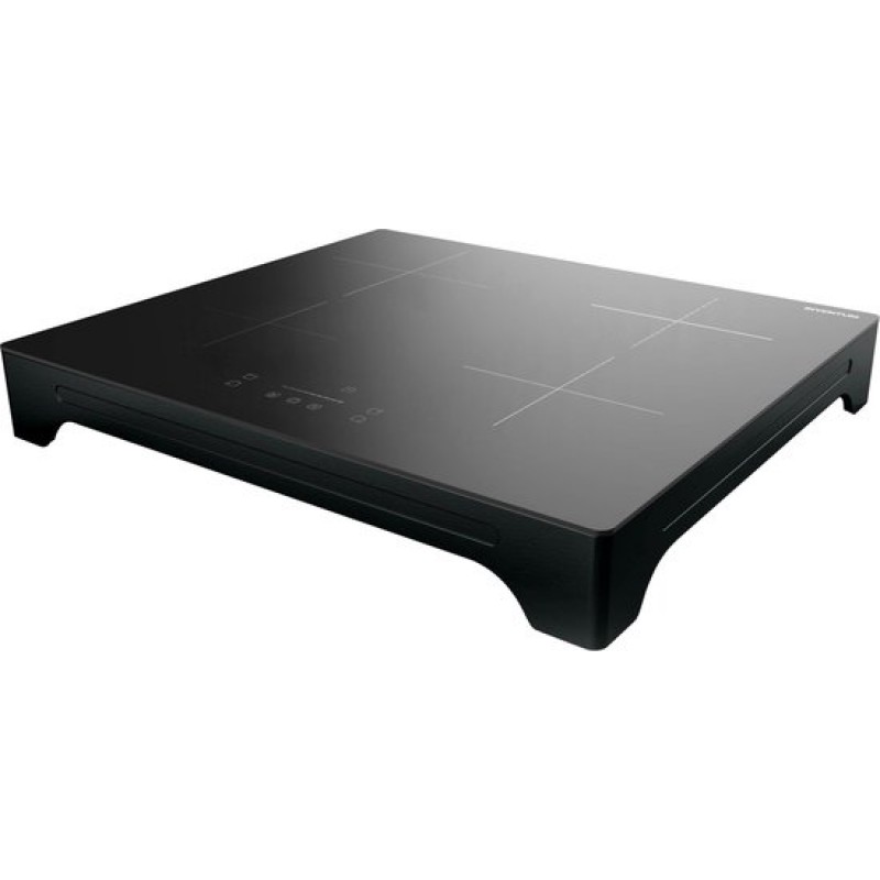 Inventum VKI6010ZWA inductie kookplaat 4 kookzones - 59 cm - 1-fase plug en play - Boost - Timer - Kinderslot - Tot 2600 W - Vrijstaand - Zwart