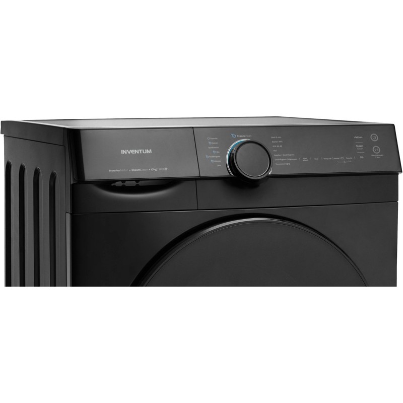 Inventum VWM1010B - Wasmachine - 10kg - 14 programma's - 1400 toeren - Energieklasse A-30% - Steam Clean - Stil: 72 dB - Zwart