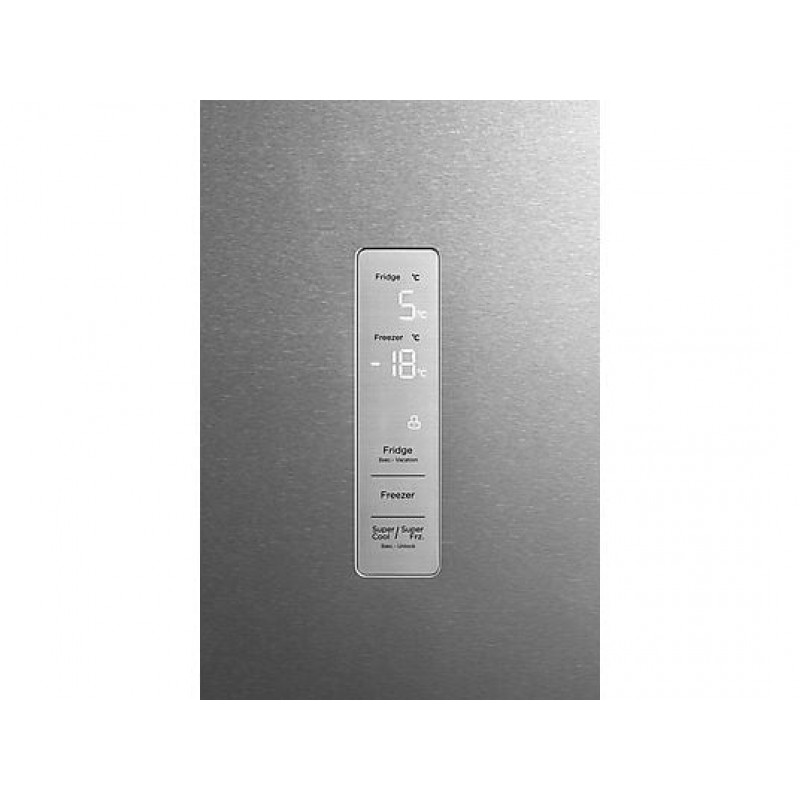 KOENIC KFK 611 B NF IN Koel-vriescombinatie (Energielabel B, 378 l, 201 cm hoog, roestvrij staal)