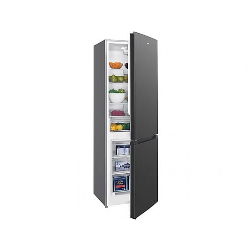 KOENIC KFK 631-1 C IN Koel-vriescombinatie (Energielabel C, 315 l, 185,5 cm hoog, roestvrij staal)