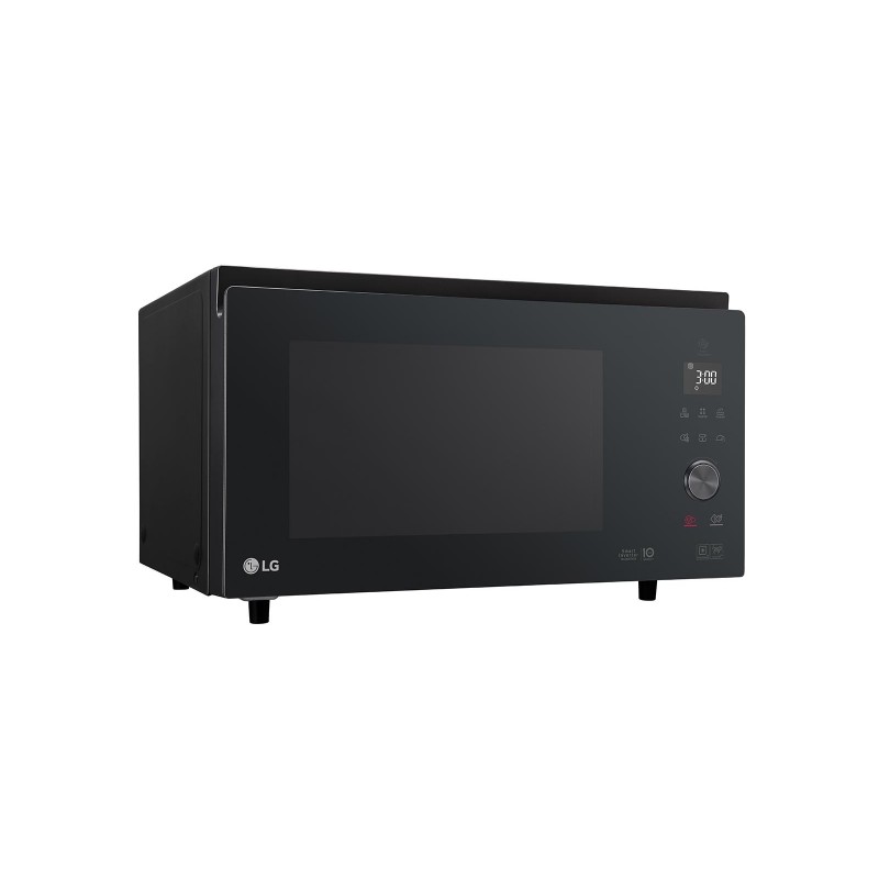 LG MJ3965BPS, Magnetron 39 L, 1100 W Inverter techniek voor snelle, gelijkmatige bereiding, CRISP-schaal voor krokant bakken & grillen, EasyClean™ coating: eenvoudig schoonmaken, Meer kook- en bakmogelijkheden voor flexibel gebruik, Zwart RVS design