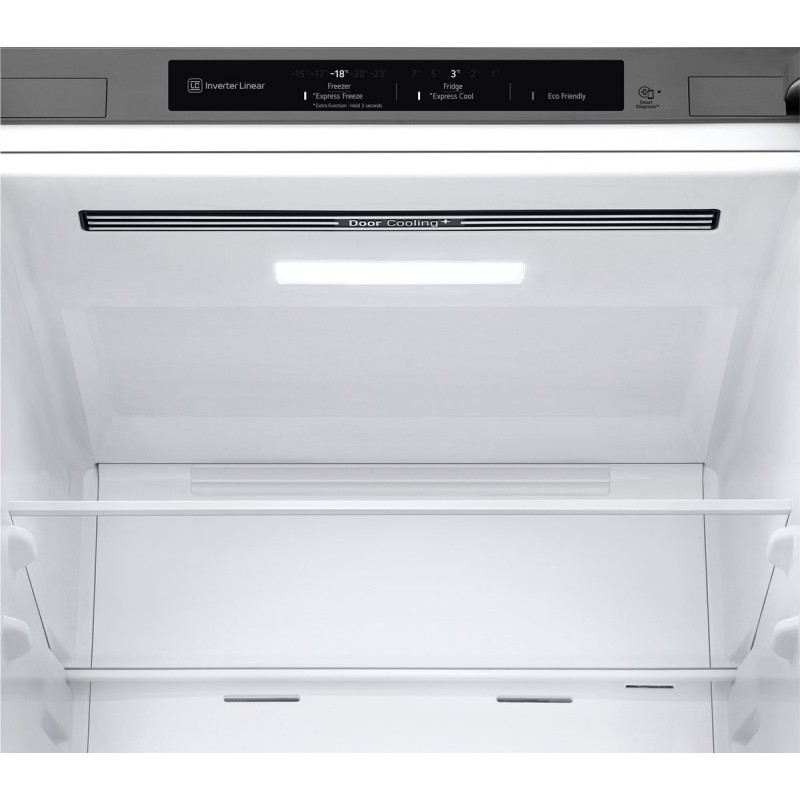 LG GBV3100CPY.APYQEUR koel-vriescombinatie Vrijstaand 344 l C Zilver