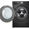 LG EZDispense FWY937BCTA1 was-droogcombinatie met wifi, 13 kg - platina zwart