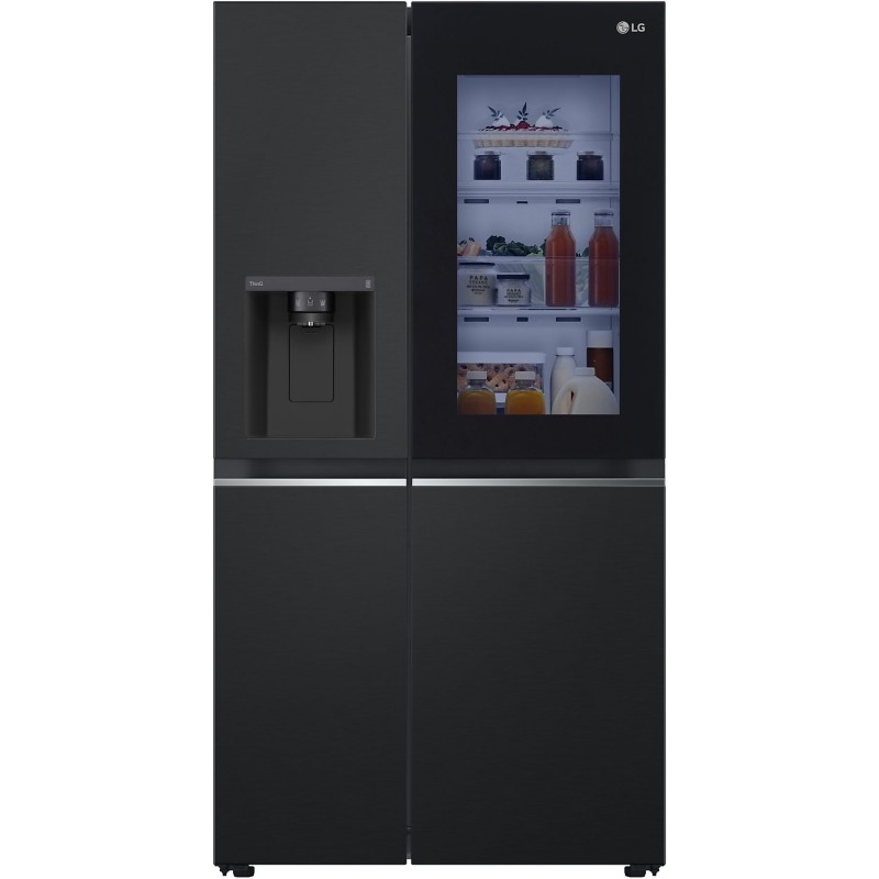 LG GSGV80EPLD InstaView - Amerikaanse koelkast - breedte 91.3 cm - hoogte 179 cm - inhoud 635 l - NoFrost