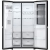 LG GSGV80EPLD InstaView - Amerikaanse koelkast - breedte 91.3 cm - hoogte 179 cm - inhoud 635 l - NoFrost