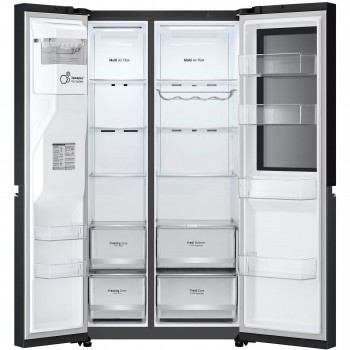 LG GSGV80EPLD InstaView - Amerikaanse koelkast - breedte 91.3 cm - hoogte 179 cm - inhoud 635 l - NoFrost