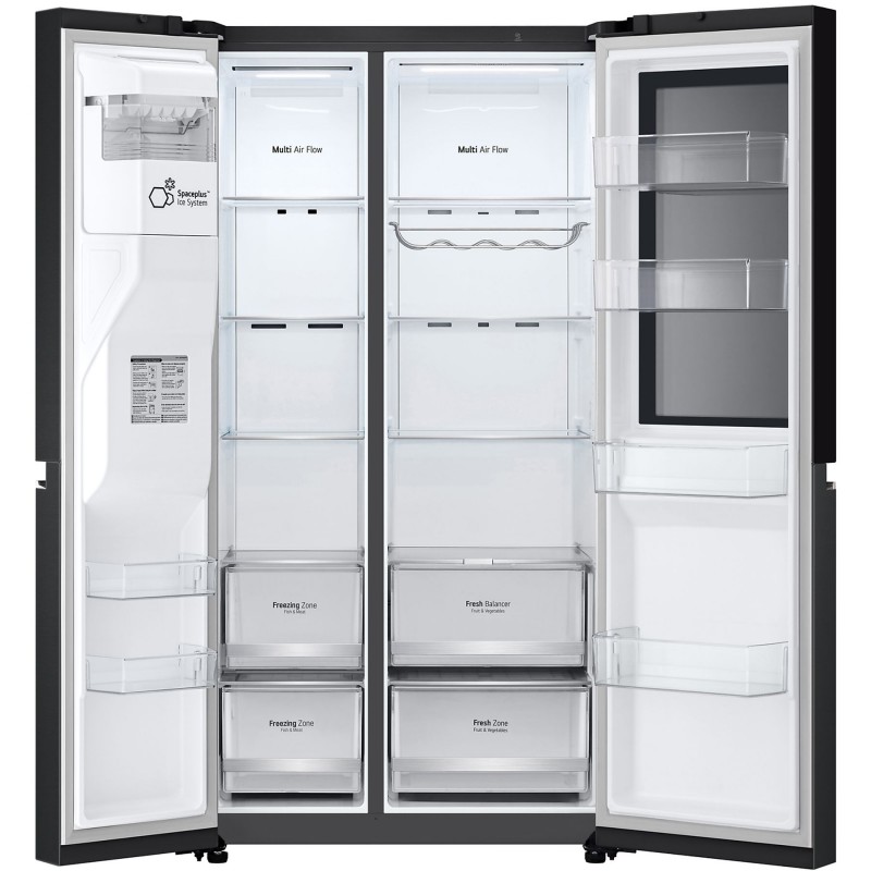 LG GSGV80EPLD InstaView - Amerikaanse koelkast - breedte 91.3 cm - hoogte 179 cm - inhoud 635 l - NoFrost