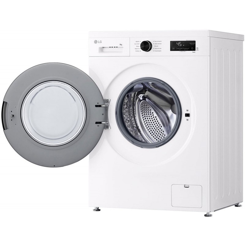 LG F4X1009NWK - Wasmachine - 9 kg - Direct Drive - Energielabel A - Stoom - Voorlader - 1400 RPM