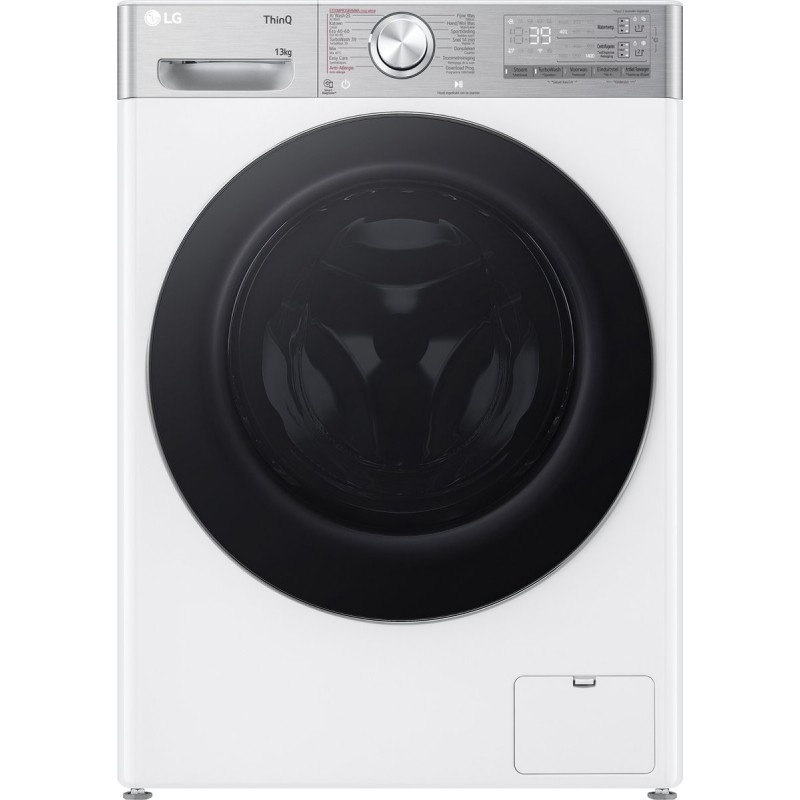 LG F4WR9513S2W - A-10% - 13 kg Wasmachine met TurboWash™ 39 - Slimme AI DD™ motor - EzDispense™ - Hygiënisch wassen met stoom - ThinQ™