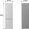 LG GBBS312AEV - Koel-vriescombinatie 333L - Zwart - DoorCooling voor gelijkmatige koeling - Zero Clearance voor een naadloze pasvorm - ThinQ bediening - Energieklasse A
