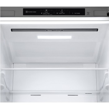 LG GBBS322BPY - Koel-vriescombinatie - 375L- RVS