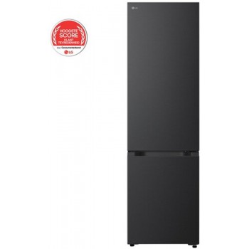 LG - GBBS322CEV- 375L - Koel-vriescombinatie - Essence Zwart Staal- Smart Technology - ThinQ (WiFi)
