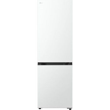 LG GBBSJ10DSW koel‑vriescombinatie 375L met NoFrost, DoorCooling+ voor snelle en gelijkmatige koeling, LinearCooling voor langdurige versheid en ThinQ slimme bediening