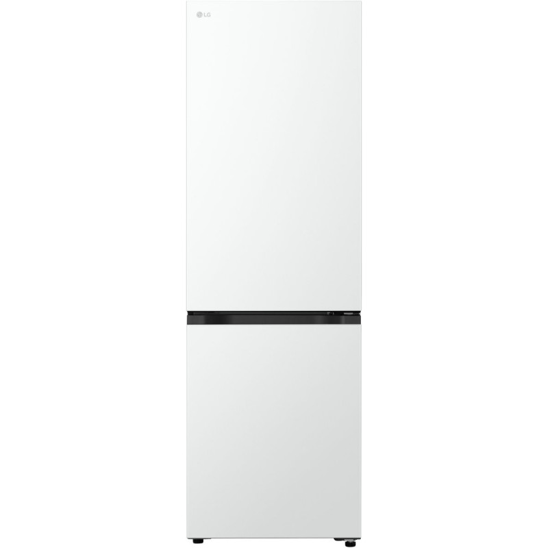 LG GBBSJ10DSW koel‑vriescombinatie 375L met NoFrost, DoorCooling+ voor snelle en gelijkmatige koeling, LinearCooling voor langdurige versheid en ThinQ slimme bediening