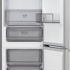 LG GBBSJ1CCPY - Koel-vriescombinatie 333L - Energieklasse C - Zilver - Fresh Converter+ voor ieder soort vlees, fruit of groente - Door Cooling+ waardoor dranken en etenswaren langer vers blijven - Zero Clearance voor iedere keuken