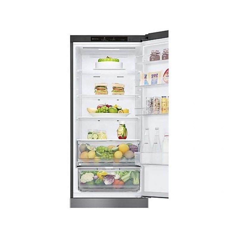 LG GBP62PZNAC - Koel- en vriescombinatie - 384L - Nofrost - RVS