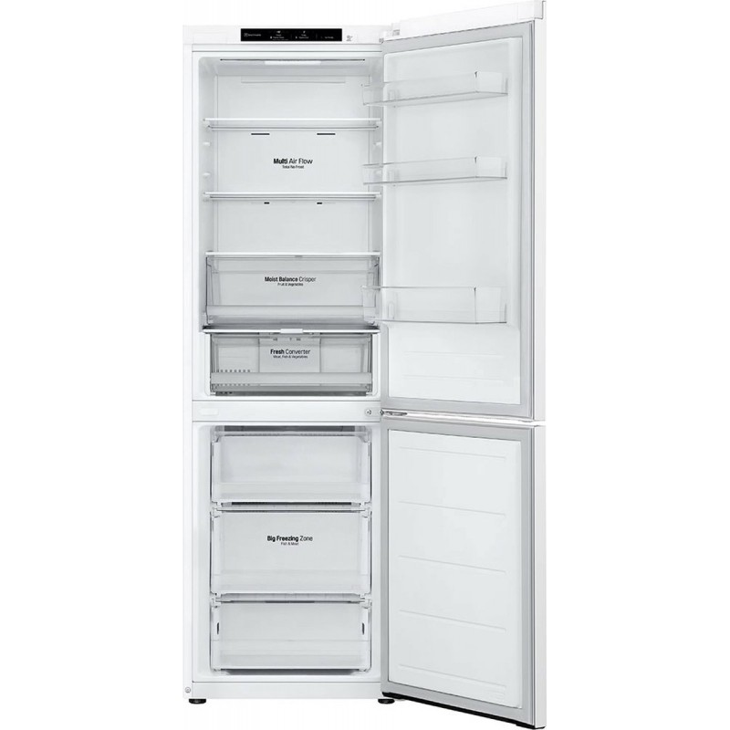 LG GBV3100CSW, 344 l, Vrijstaand, C, 35 dB, T, No Frost (koelkast)