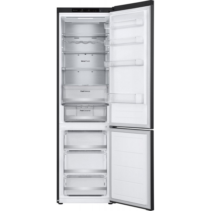 LG GBV7280CEV Koel-vriescombinatie - 387 liter - Energielabel C - Zwart
