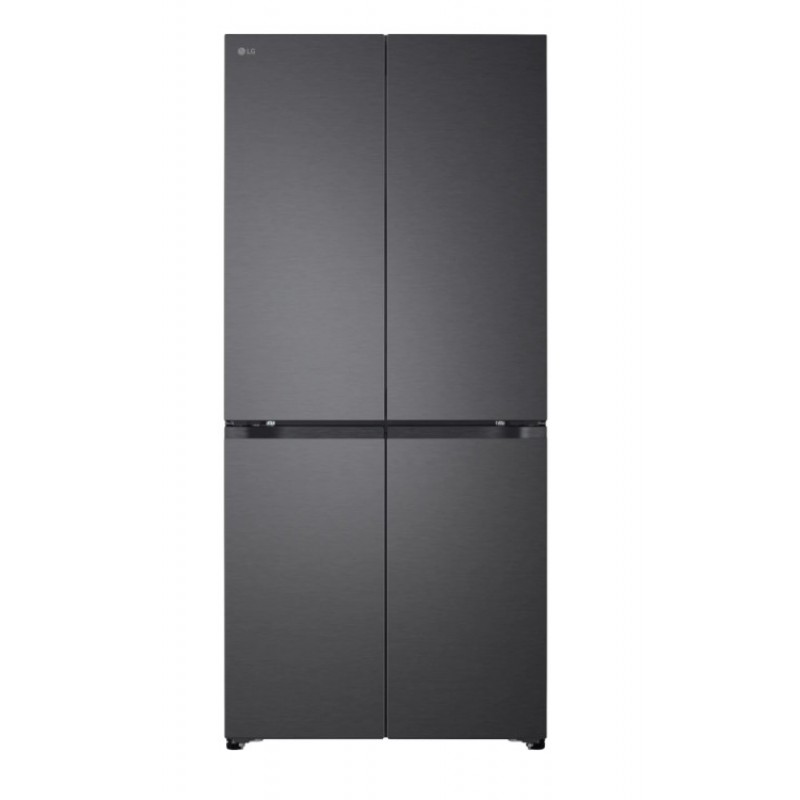 LG GMBS30SDEP - Amerikaanse koelkast - breedte 83.5 cm - hoogte 186 cm - NoFrost Essence Black Steel