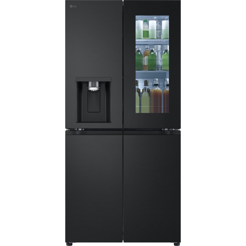 LG InstaView GMG860EPBE - French door - Amerikaanse koelkast - Zwart