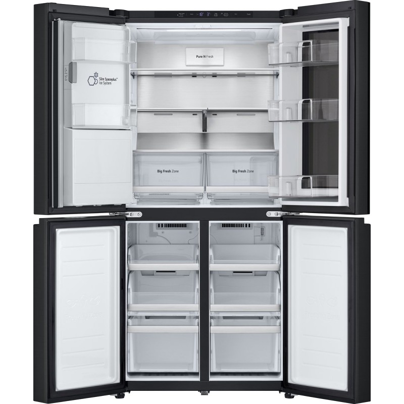LG InstaView GMG860EPBE - French door - Amerikaanse koelkast - Zwart