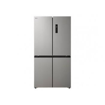 LG GMM41MSBEM Serie 1 Koelkast met vriesvak en Franse deuren (474 ​​L 833 mm breed, 1775 mm diep, donkergrijs)