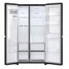 LG GSJC40EPPE Side-by-Side koel-vriescombinatie - 641 liter, energieklasse E - met deur-in-deur - Multi-Airflow - ijs- en waterdispenser - UVNano - Total No Frost - zwart