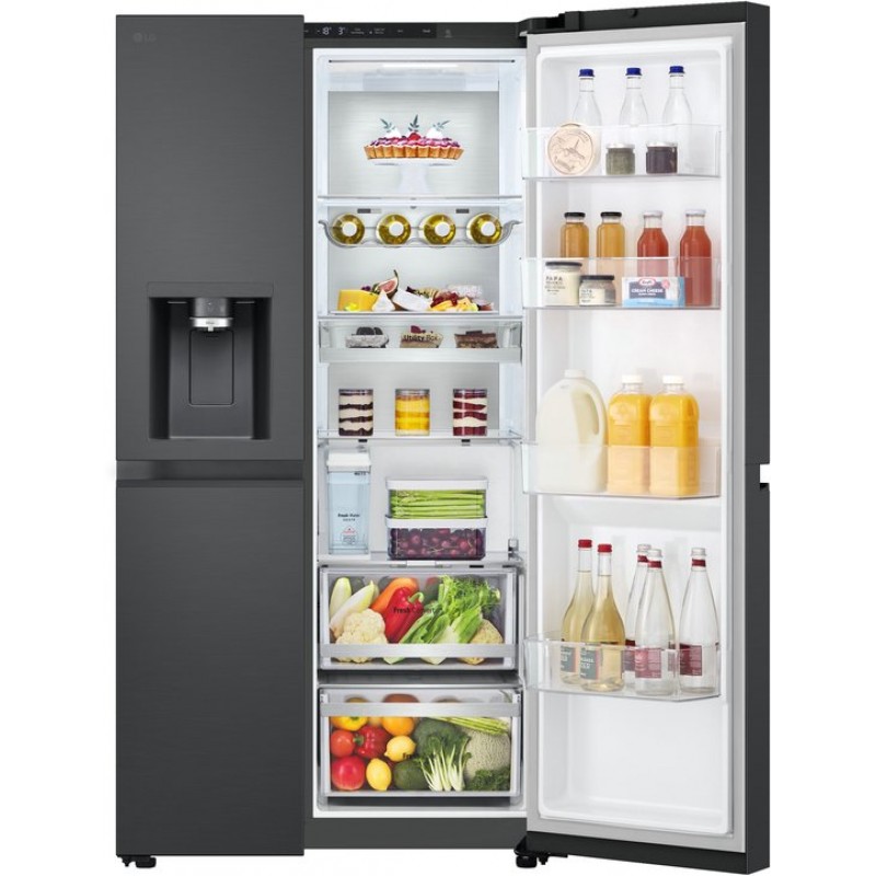 LG GSLE91EVAC – Amerikaanse Koelkast – No Frost – Water- en Ijsdispenser – 628 L