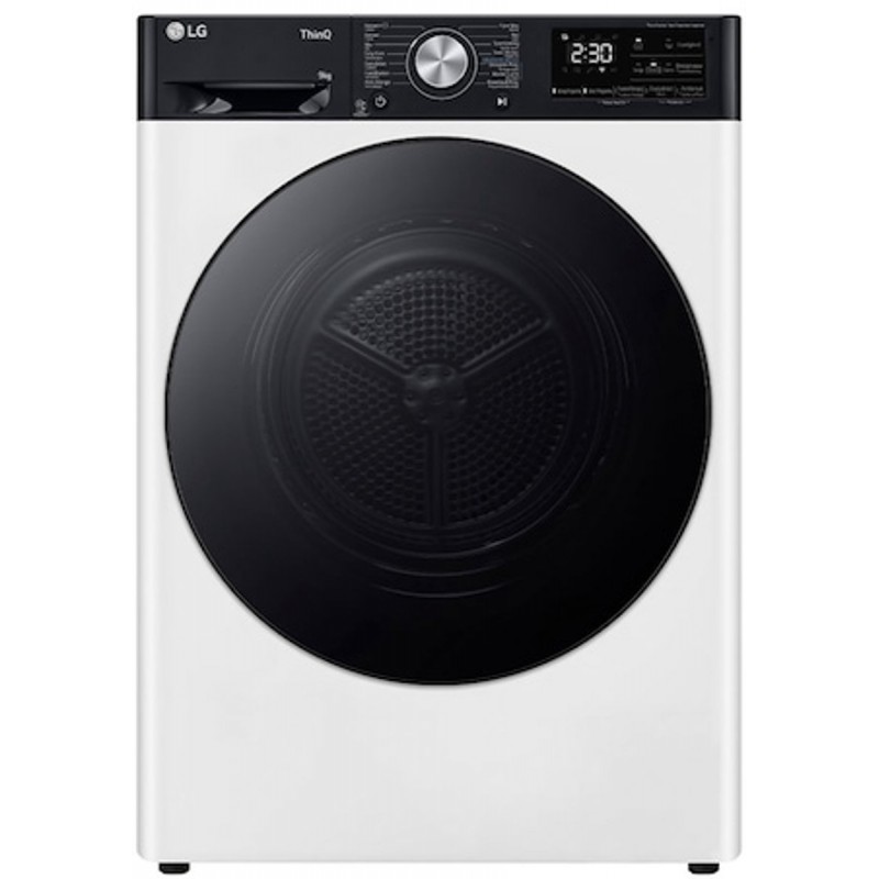 LG RH90V9LVEN wasdroger - 9 kg, C, Dual inverter heatpump, 62 dBA, 14 programma's