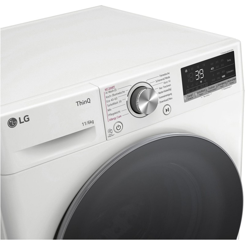 LG W4WR70E61 Serie 7 Wasdroger (11 kg / 6 kg, 1360 tpm)