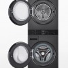 LG WashTower WT1210BBTN WiFi-compatibele wasdroger van 12 kg - Zwart