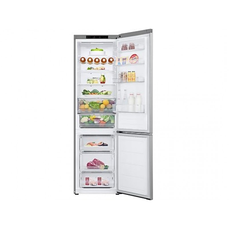 LG GBV3200CPY.APYQEUR koel-vriescombinatie Vrijstaand 387 l C Zilver