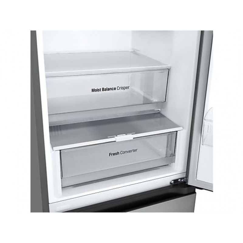 LG GBV3200CPY.APYQEUR koel-vriescombinatie Vrijstaand 387 l C Zilver