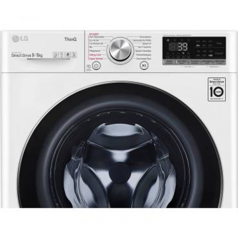 LG V7WD96H1A WAS-DROOGCOMBI 9KG- 6 KG 1400T