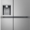 LG GSLE81PYBC Amerikaanse koelkast 628L met water- en ijsdispenser zonder leidingwerk, UVnano (99,99% bacteriën), DoorCooling+, SpacePlus icemaker, FRESH Converter, ThinQ slimme bediening, stille en zuinige Smart Inverter, Energieklasse C.