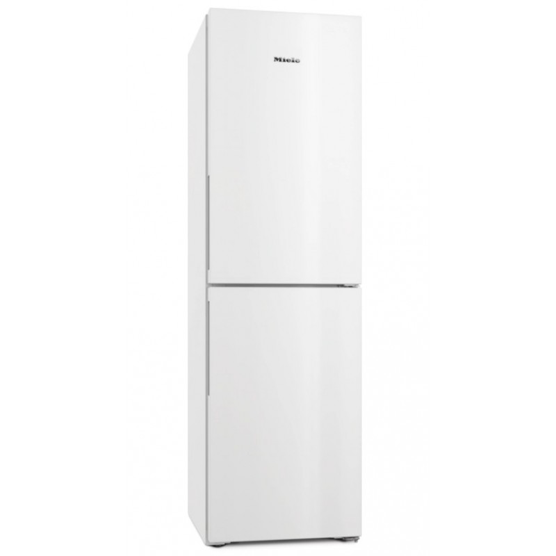 Miele - KFN 4393 DD WS - Vrijstaande - no frost - 2 deurs koelkast met vriesgedeelte onder in het wit