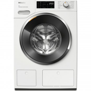 MIELE WWG880 WCS PWash&TDos&Steam W1 Witte Editie Wasmachine (9 kg, 1400 tpm, A, pluizenfilter, filter voor vreemde voorwerpen)