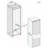 Miele K7747C inbouwkoelkast energielabel C 178CM hoog Deur op Deur